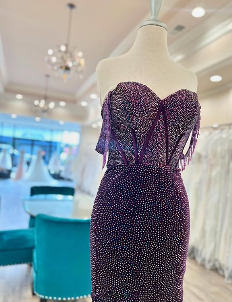 Purple shiny fashion off-shoulder short sequin homecoming dress prom e NiceVestidos Purple shiny fashion off-shoulder short sequin homecoming dress prom e NiceVestidos