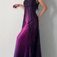 Lila Elegante Mode Exquisite Strap Lange Tüll Ballkleid Abendkleid Partykleid Ballkleid nv3977