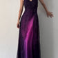 Lila Elegante Mode Exquisite Strap Lange Tüll Ballkleid Abendkleid Partykleid Ballkleid nv3977