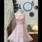 Pink Sweet Elegant Exquisite Short Chiffon Princess Homecoming Dress Prom Dress Evening Dress Party Dress nv4130