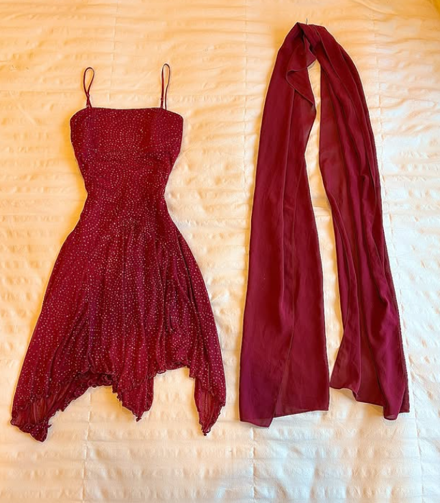 Red Sparkling Beaded Short Chiffon Homecoming Dress Birthday Dress Prom Dress nv4509