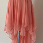 Light pink stylish short chiffon homecoming dress party dress nv4588