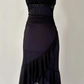 Blue purple homecoming dress elegant short chiffon party dress evening dress prom dress nv4598