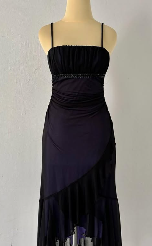 Blue purple homecoming dress elegant short chiffon party dress evening dress prom dress nv4598