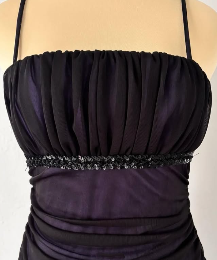 Blue purple homecoming dress elegant short chiffon party dress evening dress prom dress nv4598