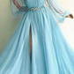 Blue/Green New Fashion Evening Dress Prom Gown nv75