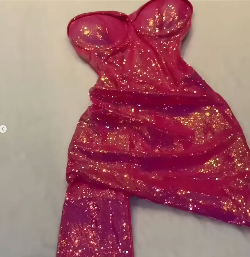 Pink Fashion Sparkling Short Homecoming Dress Cocktail Party Dress nv4792