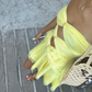 Yellow Fashion Bare Waist Chiffon Short Homecoming Dress Party Dress nv4914