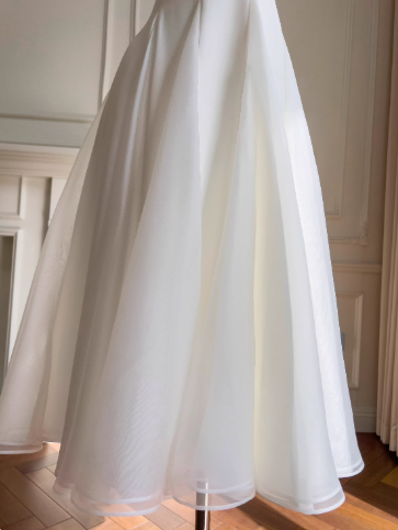 NiceVestidos-Short Homecoming Dress, Simple Waist Long White Dress, New Summer Style, Sexy Suspenders, Big Swing, Slimming Dress nv5546