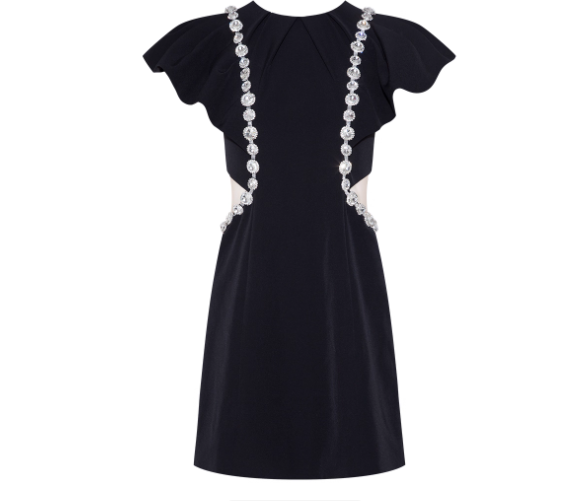 NiceVestidos-Short Homecoming Dress Simple Black Niche Light Luxury Evening Dress Annual Meeting Black Dress Petite Banquet Dress Female nv5548