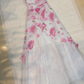 NiceVestidos--Pink Exquisite Floral Long Chiffon Prom Dress Homecoming Dress Fairy Dress Nv5584