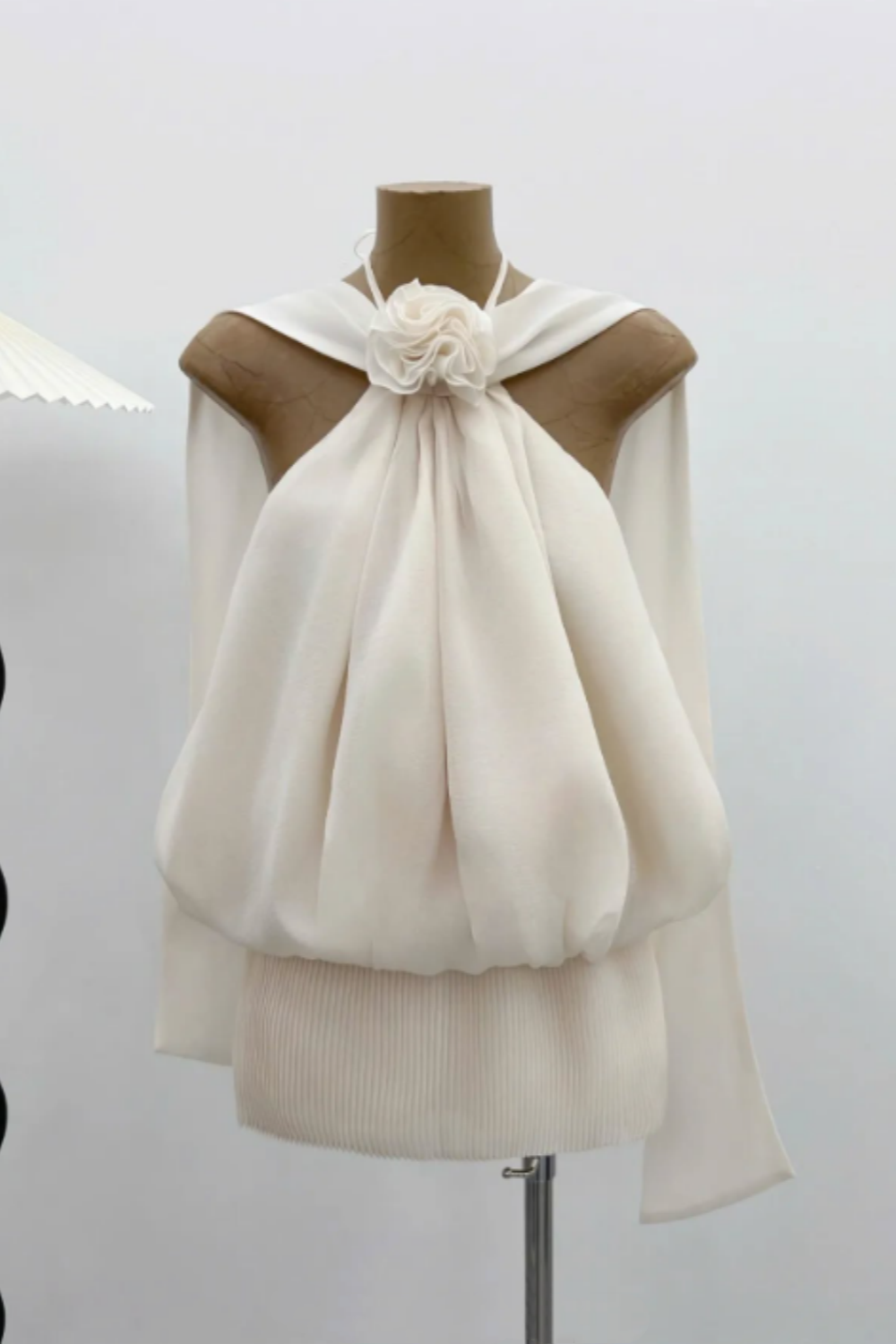 Champagne Delicate Floral Sweet Short Chiffon Homecoming Dress Birthday Party Dress nv4104