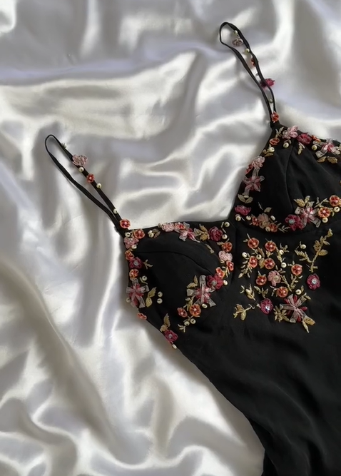 black fairy dress short Current Mood Off The Shoulder Handkerchief Mini Dress