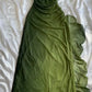 Green V-neck halter neck shiny vintage long ball gown evening dress nv1924