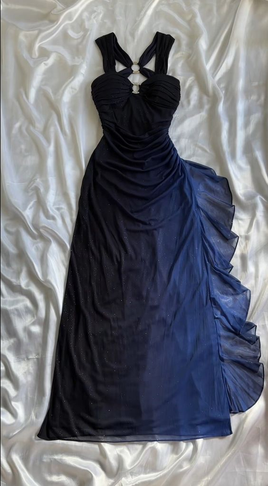 Navy Long Prom Dresses, New Arrive Formal Dresses nv1374