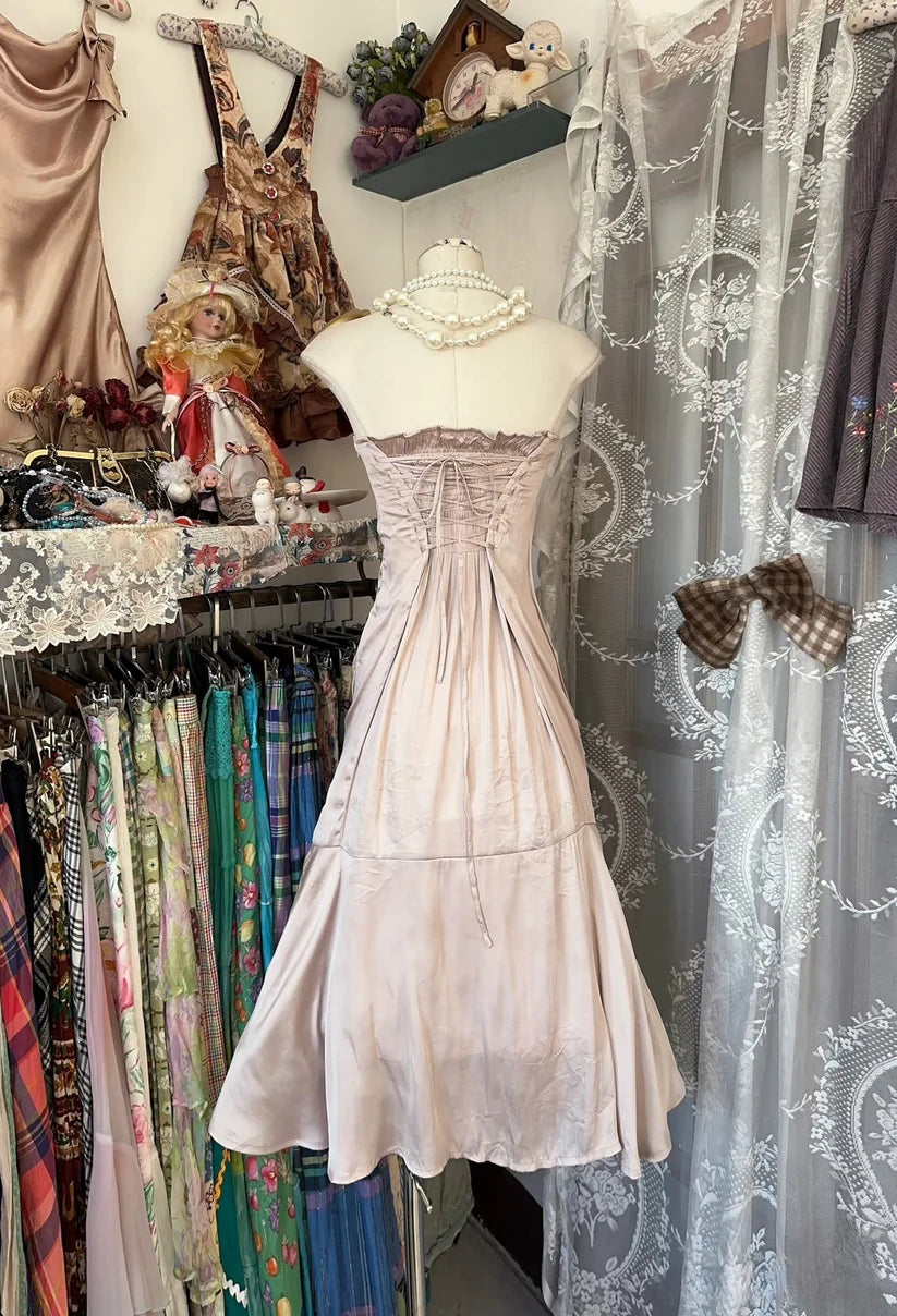 Pink Retro Fashion Off Shoulder Short Homecoming Dress Birthday Dress nv4252