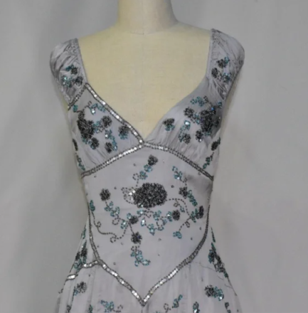 Exquisite Beaded Short Chiffon Homecoming Dress Birthday Party Dress nv5297