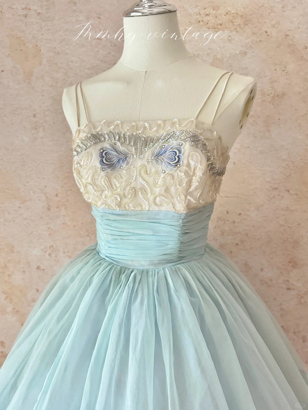 Blue Sweet Delicate Beaded Short Tulle Exquisite Lace Homecoming Dress Prom Dress Evening Dress Birthday/Wedding Party Dress nv4102