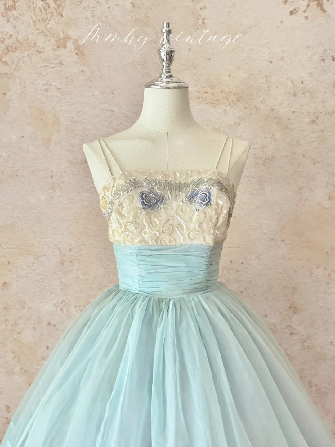 Blue Sweet Delicate Beaded Short Tulle Exquisite Lace Homecoming Dress Prom Dress Evening Dress Birthday/Wedding Party Dress nv4102