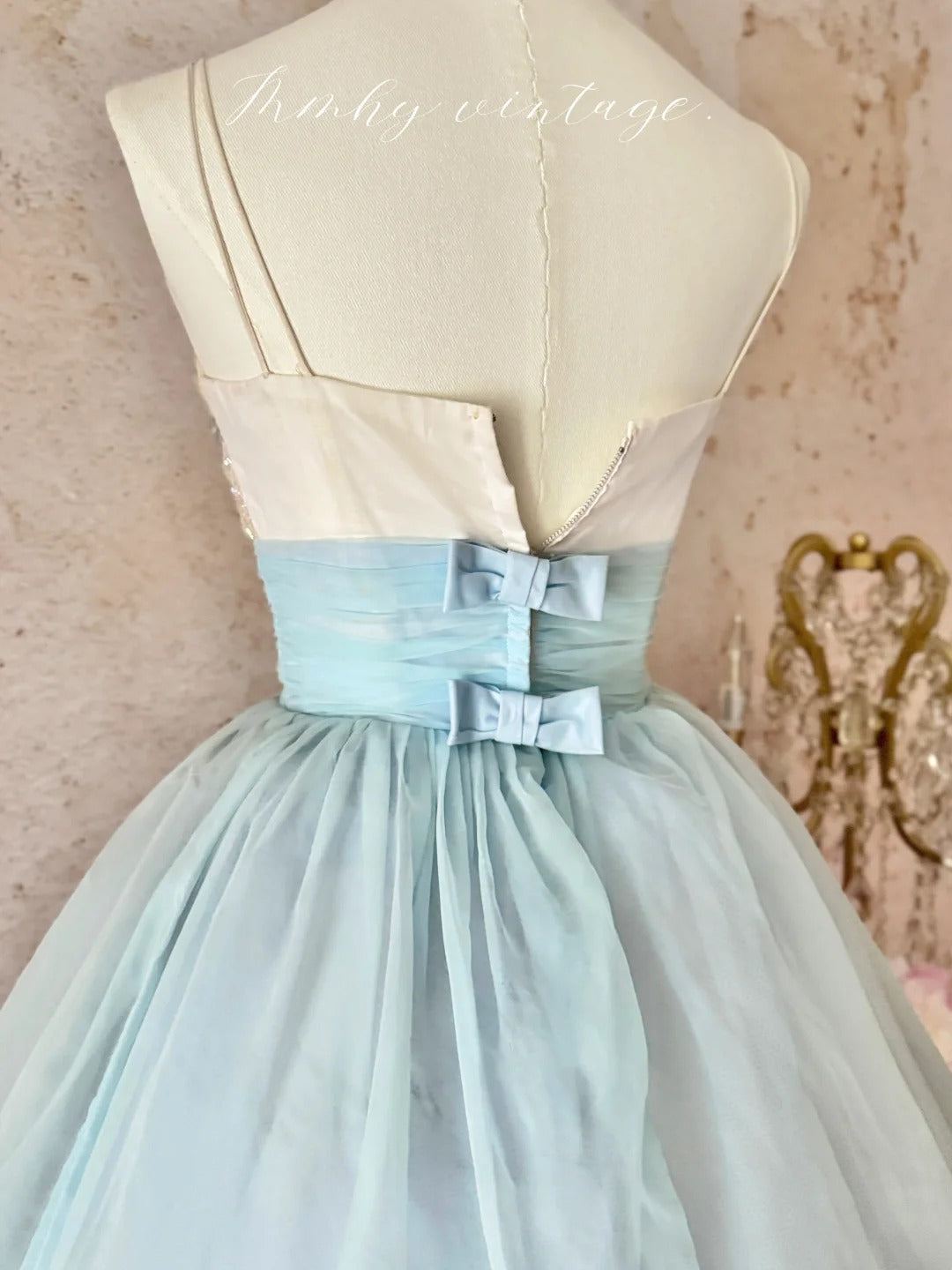 Blue Sweet Delicate Beaded Short Tulle Exquisite Lace Homecoming Dress Prom Dress Evening Dress Birthday/Wedding Party Dress nv4102