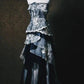 Vintage exquisite lace long tulle formal dress NV6610