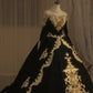NiceVestidos--Vintage Dress, Golden, Superb, Top-Grade, Gorgeous, Hand-Embroidered, Heavily Beaded Dress, Romantic Fantasy, Baroque Period, Magnificent Wedding Dress, Ball Gown NV5854