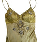 NiceVestidos--Gold exquisite beaded short/mid-length homecoming dress cocktail party dress NV5715