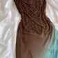 NiceVestidos--Mint chocolate blue and brown exquisite beaded suspenders long chiffon fashion gradient prom dress NV5675