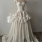 New Vintage Wedding Dress long dress, bridal gown NV6690