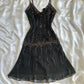 NiceVestidos--Black Exquisite Floral Beaded Short Chiffon Homecoming Dress Fairy Gown Nv5583