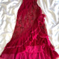 NiceVestidos-- velvet dress Fairy dress exquisite beaded red vintage dress, elegant dress, red outfit ideas #clothing #dress #red #vintage NV5677