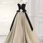 NiceVestidos-_Black And White Simple And Stylish Long Floor-Length Dress NV6071