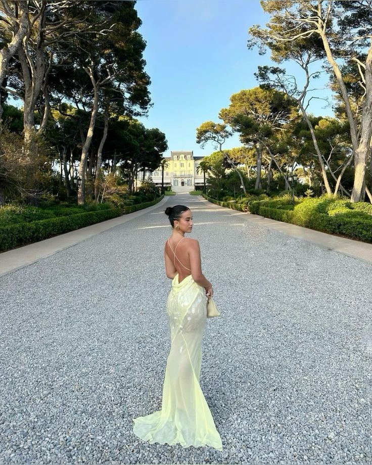 Yellow Fashion Elegant V-neck Mermaid Tulle Sequin Long Prom Dress Evening Gown Party Dress nv2441