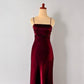 NiceVestidos--Burgundy Retro Long Satin Prom Dress Homecoming Dress Fairy Dress Nv5589