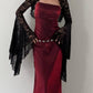 NiceVestidos--Burgundy Retro Long Satin Prom Dress Homecoming Dress Fairy Dress Nv5589