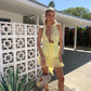 Yellow fashion chiffon short homecoming dress party dress gown birthday dress nv4678