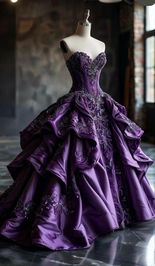 Luxurious And Exquisite Long  Ball Gown NV6502