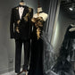 Black Gorgeous Gold Long Tulle Ball Dress NV6626