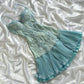 Green Homecoming Dress Lace Short Birthday Party Dress nv4354