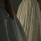 NiceVestidos--White Long Satin Wedding Dress With Delicate Beads NV5885