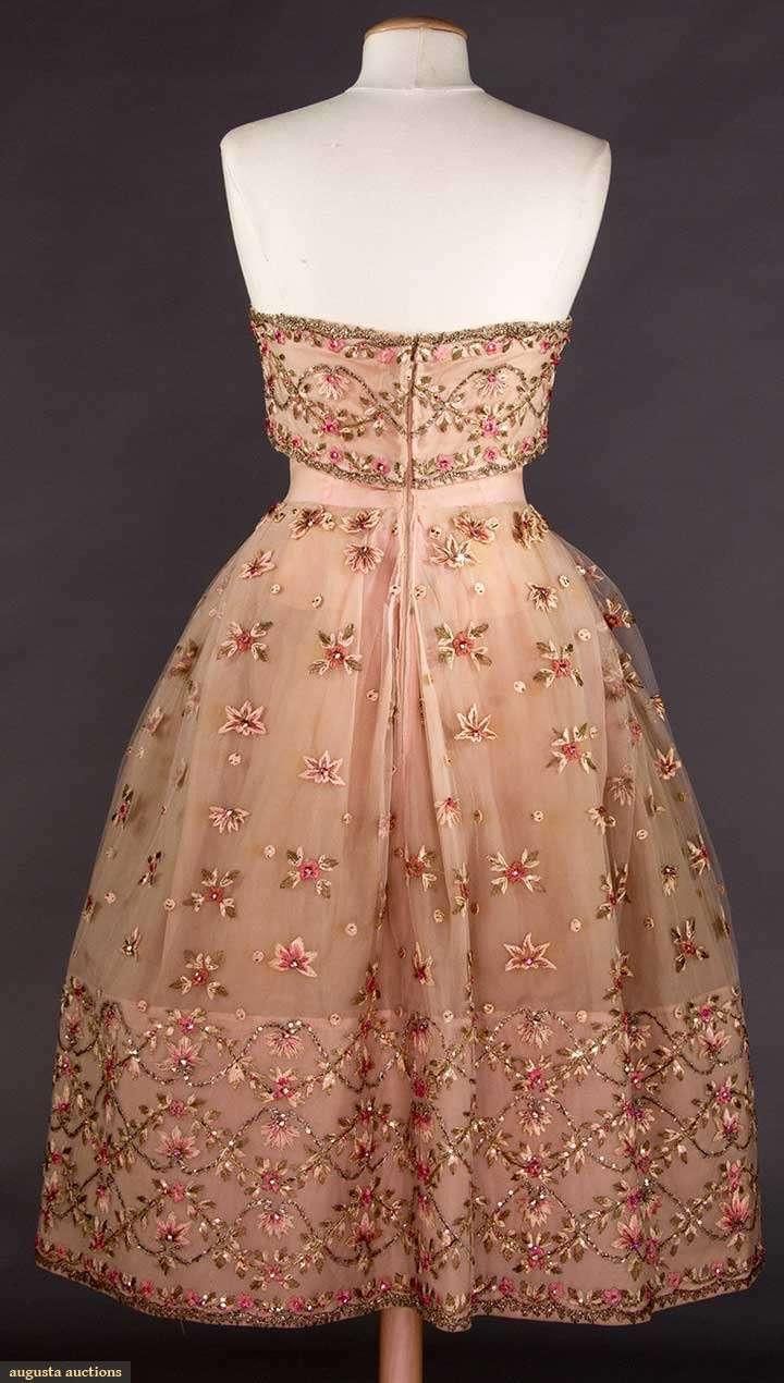 NiceVestidos-Pink Delicate Floral Short Tulle Formal Homecoming Dress nv5474