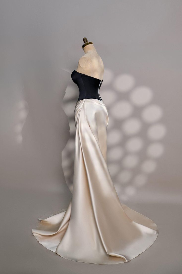 Black beautiful fashion strapless long satin ball gown evening dress engagement party dress nv3613