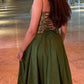 NiceVestidos--Vintage Floral Fashion Elegant Satin Long Prom Dress Graduation Gown NV5852