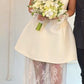 White Fashion Elegant Lace Satin Long Wedding Dress Ball Gown Evening Dress Party Dress nv4221