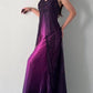 NiceVestidos--Purple Exquisite Floral Beaded Vintage Long Chiffon Prom Dress Homecoming Dress Fairy Dress Nv5590