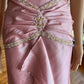 Pink Gorgeous Exquisite Beading Long Taffeta Ball Gown Evening Dress Party Dress nv3659