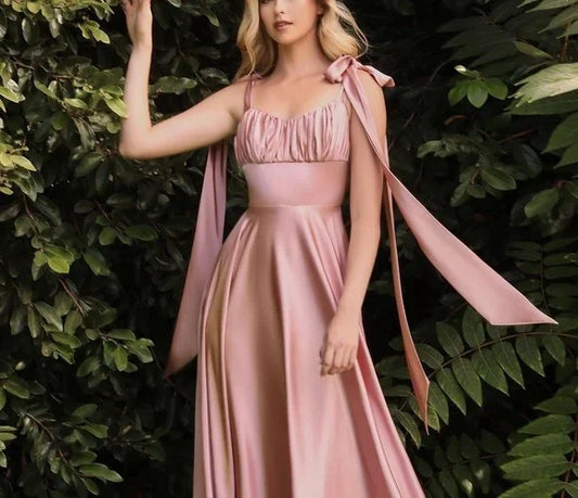 Pink/Yellow Fashion Elegant Off Shoulder Sleeveless A-Line Long Satin Ball Gown Evening Dress Birthday Party Dress Prom Dress Graduation Dress Bridesmaid Dress nv4006