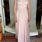 Robe de soirée longue en satin et tulle, rose brillant, à la mode, avec perles exquises, robe de bal, robe de soirée, robe de bal, nv3750