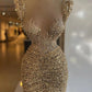 Gold Shiny Sequins Luxury Short Christmas Holiday Party Dress New Arrival Homecoming Dress nv3072