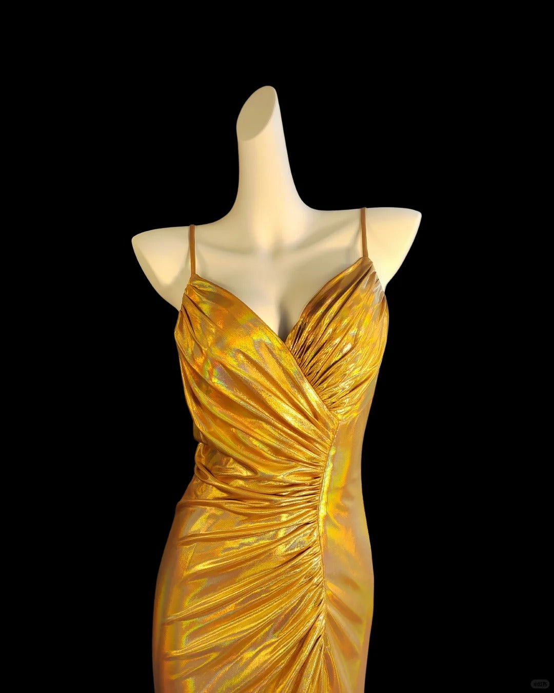 Robe de soirée longue en satin, élégante et vintage, avec bretelles spaghetti fendues, sexy, nv5233